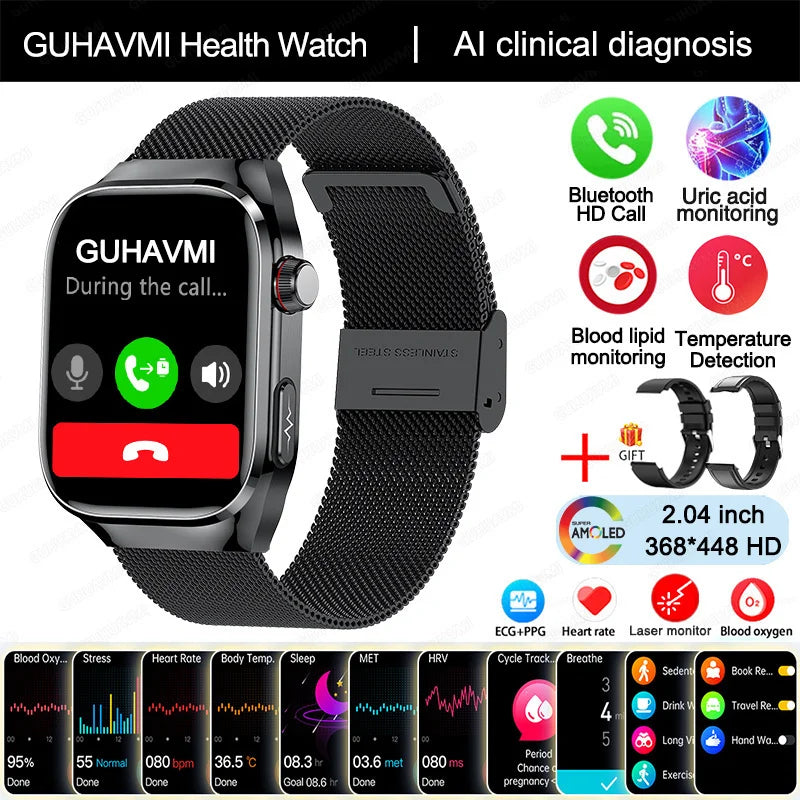 Smart Watch ECG+PPG Pulse Blood Pressure