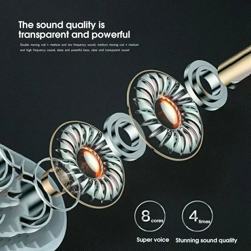 Wireless Headphones Earphone Bluetooth-compatible