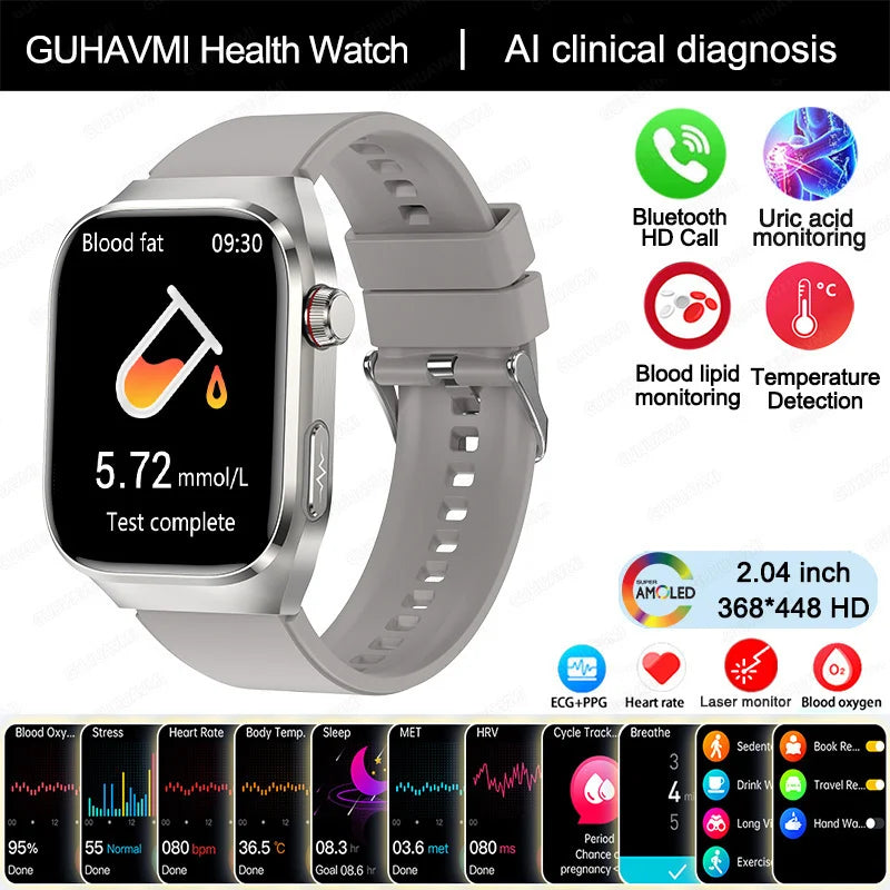 Smart Watch ECG+PPG Pulse Blood Pressure