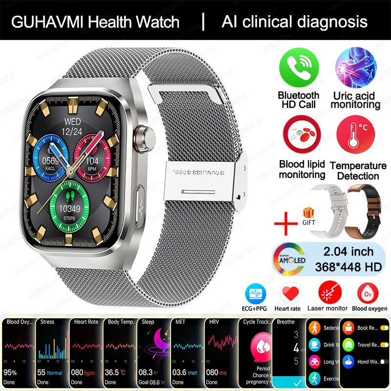 Smart Watch ECG+PPG Pulse Blood Pressure