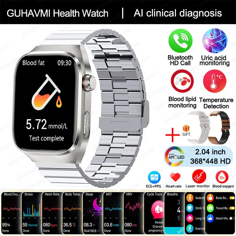 Smart Watch ECG+PPG Pulse Blood Pressure