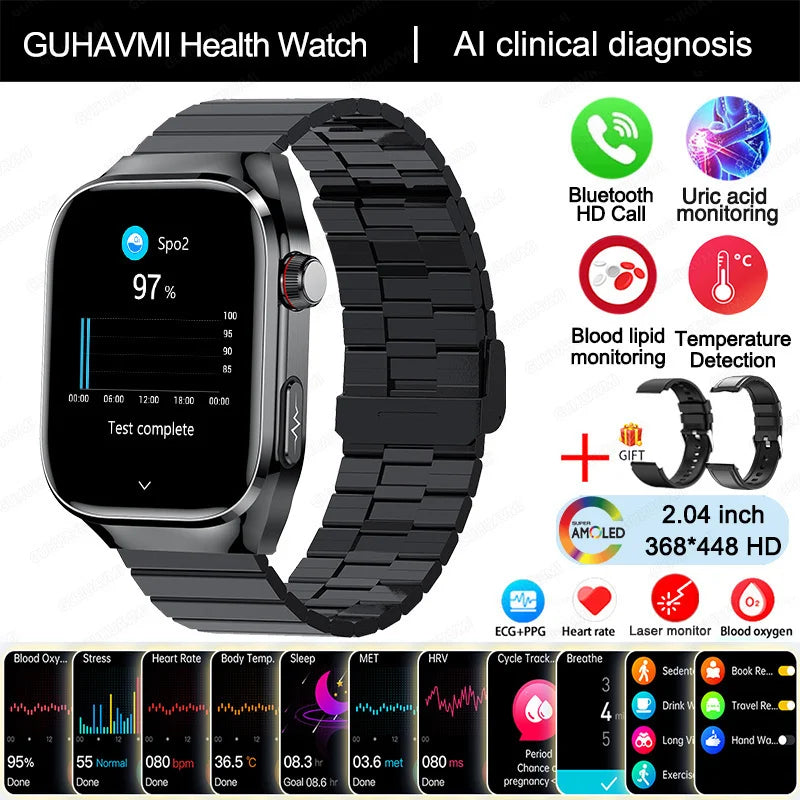 Smart Watch ECG+PPG Pulse Blood Pressure