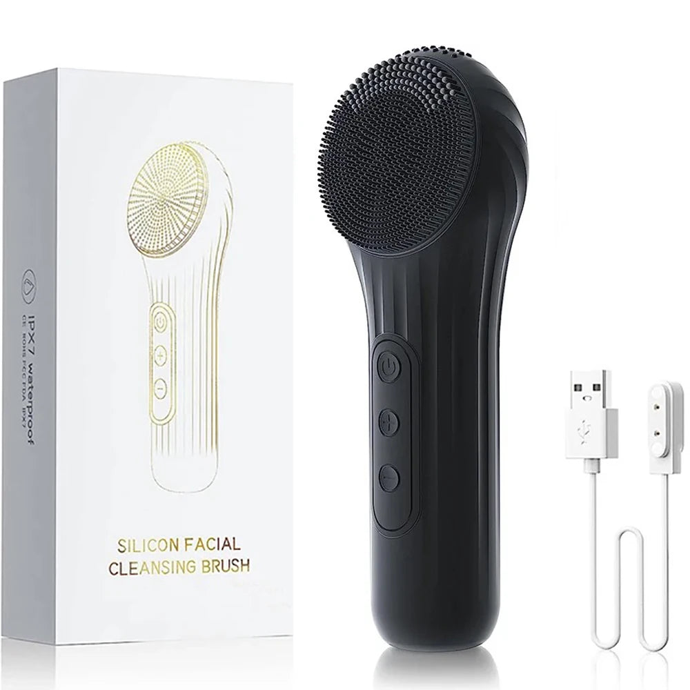 Sonic Waterproof Facial Cleansing Brush Rechargeable