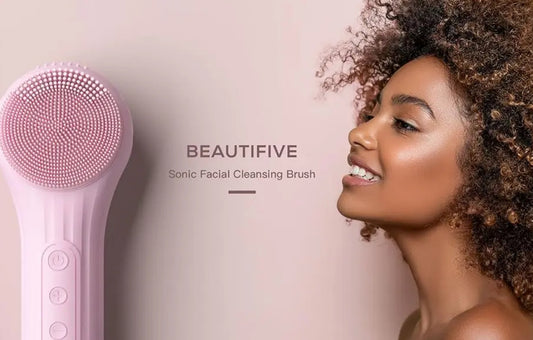 Sonic Waterproof Facial Cleansing Brush Rechargeable
