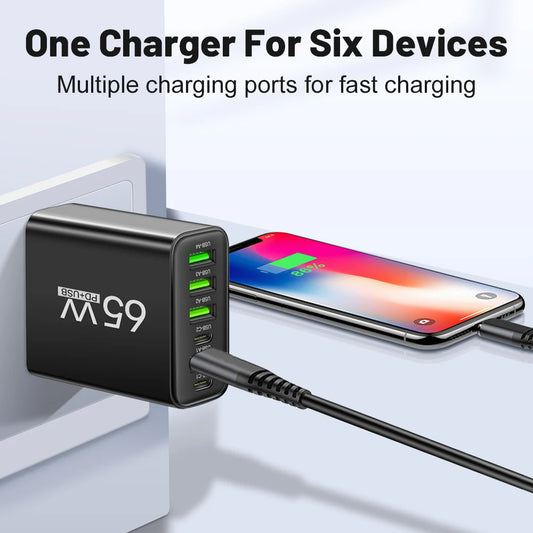 6 in 1 4 USB 2 Charger