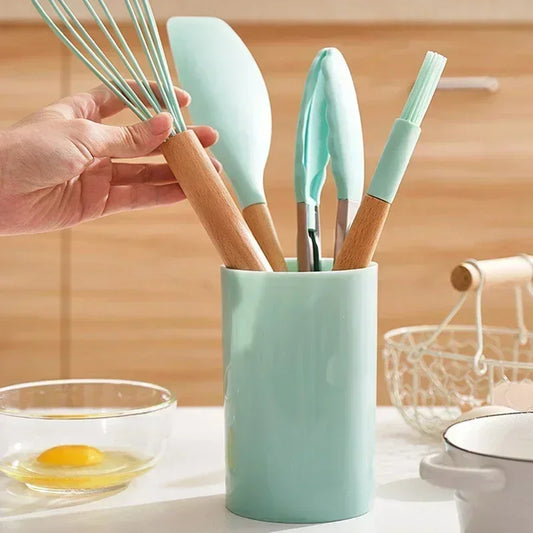 12PCS Silicon Kitchen Utensils Set